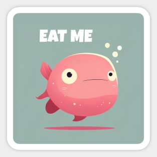 "Eat Me" Fish Sticker